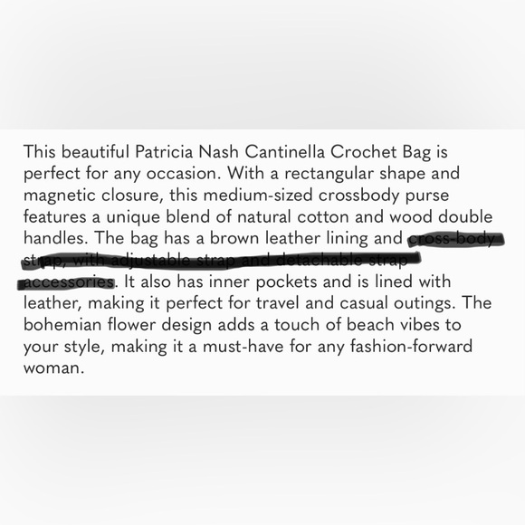 Patricia Nash Cantinella Crochet Bag - Picture 10 of 12